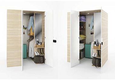 Kleiderschrank Creme