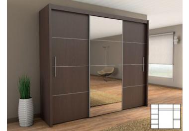 Kleiderschrank Wenge