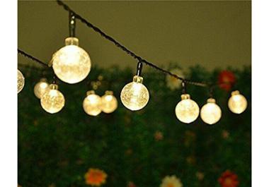 Lichterkette au&szlig;en