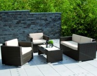 Rattan Lounge M&ouml;bel f&uuml;r den Garten