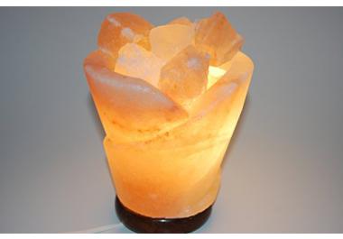 Salzkristallleuchten